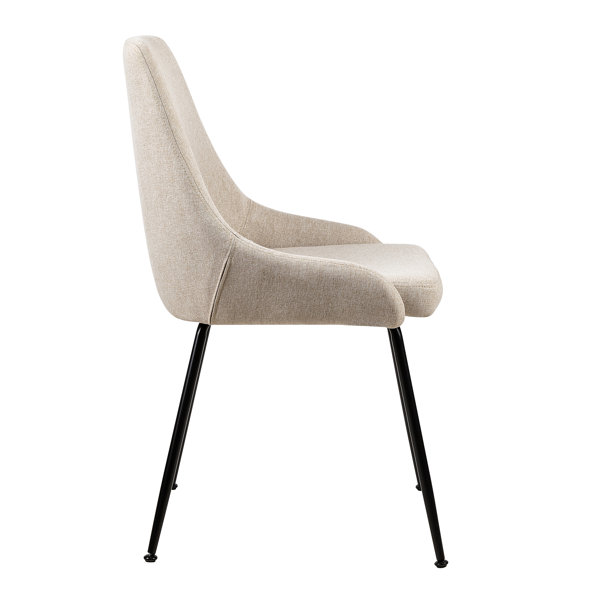 Corrigan Studio® Fabric Beige Upholstered Dining Chairs,Set Of 6 Wayfair